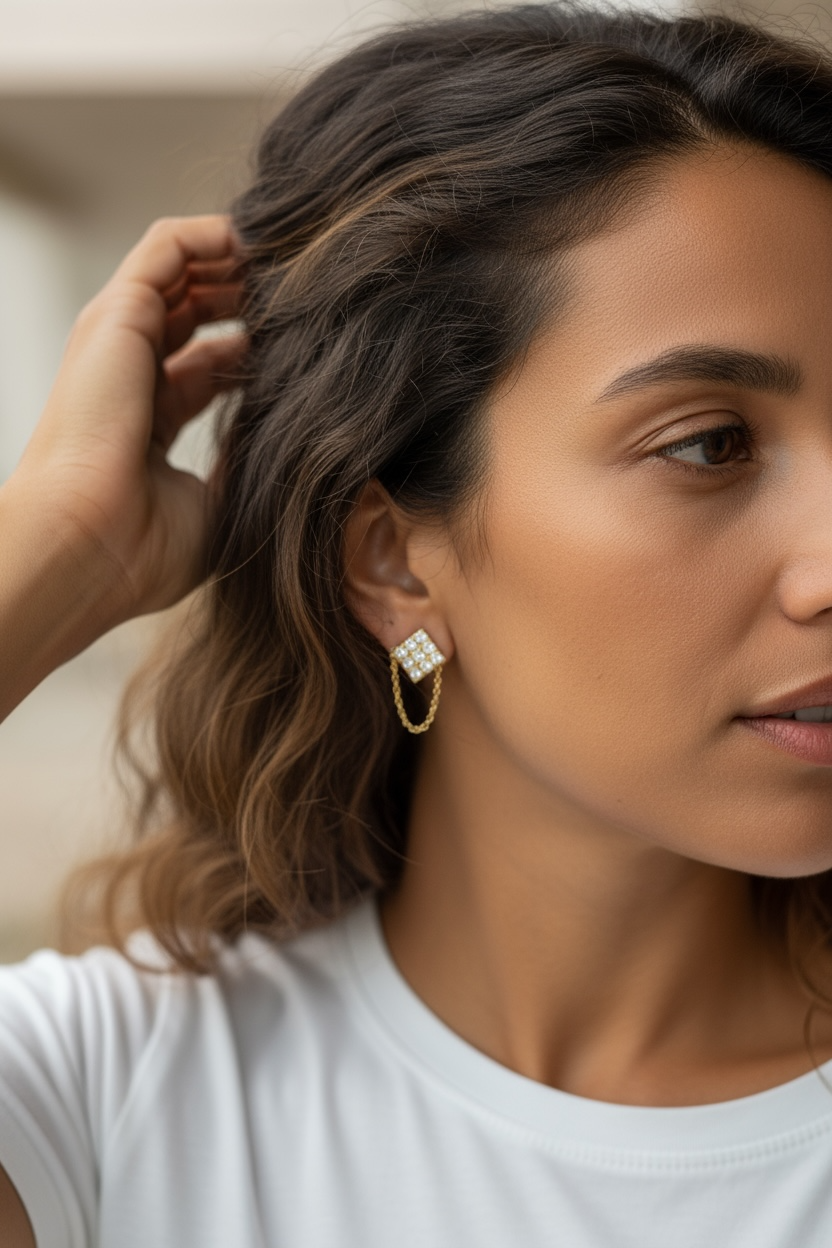 Navratna Earrings